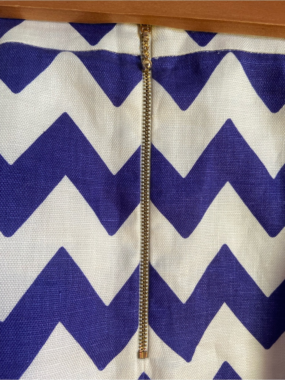 kate spade dark purple and White chevron Mini Skirt - Picture 3 of 4